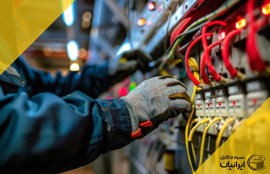 مدیریت کابل ها در تابلو برق صنعتی