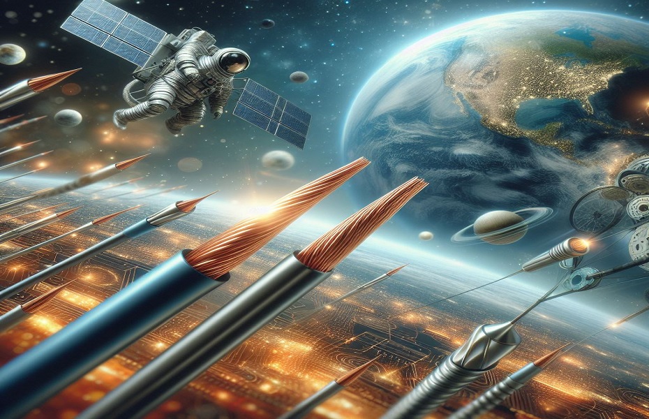 کاربردهای نوین کابل مسی مفتولی در صنعت فضایی و ماهواره‌ای